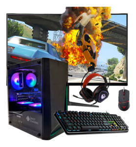 Pc Torre Gamer Ryzen 5 16gb Ram Ssd 480gb + Monitor + Combo
