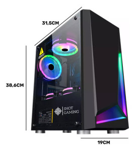 Pc Torre Gamer Ryzen 5 16gb Ram Ssd 480gb + Monitor + Combo