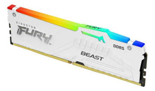 Memoria Kingston Fury Beast 16gb Ddr5 6000mhz Rgb - White