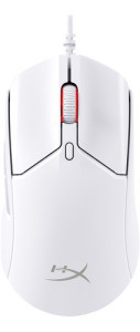 Mouse Gamer Hyperx Pulsefire Haste 2 Blanco 6 Botones