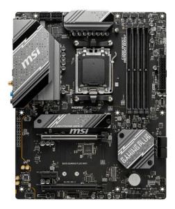 Tarjeta Madre Msi B650 Gaming Plus Wifi Socket Am5 Color Negro