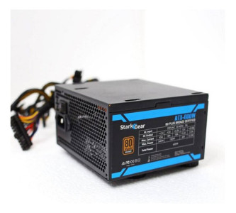 Fuente 80 Plus 600w Color Gris Oscuro