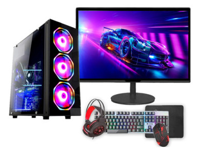 Pc Gamer Completo Intel I5 4 8 Gb Gtx 1650 4 Gb Ssd 240 Gb