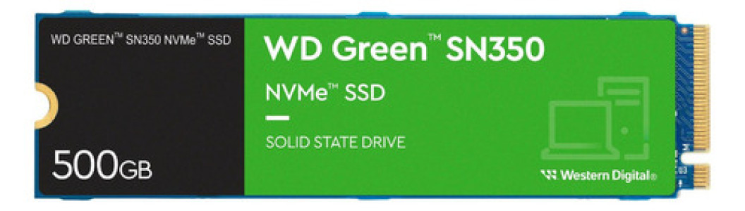 Disco Sólido Interno Western Digital Wd Green Sn350 Wds500g2g0c 500gb Verde