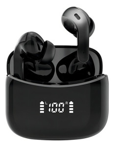 Auriculares Inalámbricos Bluetooth Teros Te-8074n Color Negro