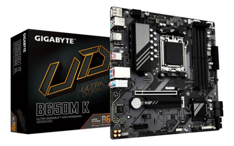 Motherboard Gigabyte B650m K Am5 Ddr5 Color Negro