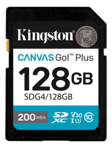 Tarjeta De Memoria Kingston Sdg4/128gb Canvas Go Plus 128gb